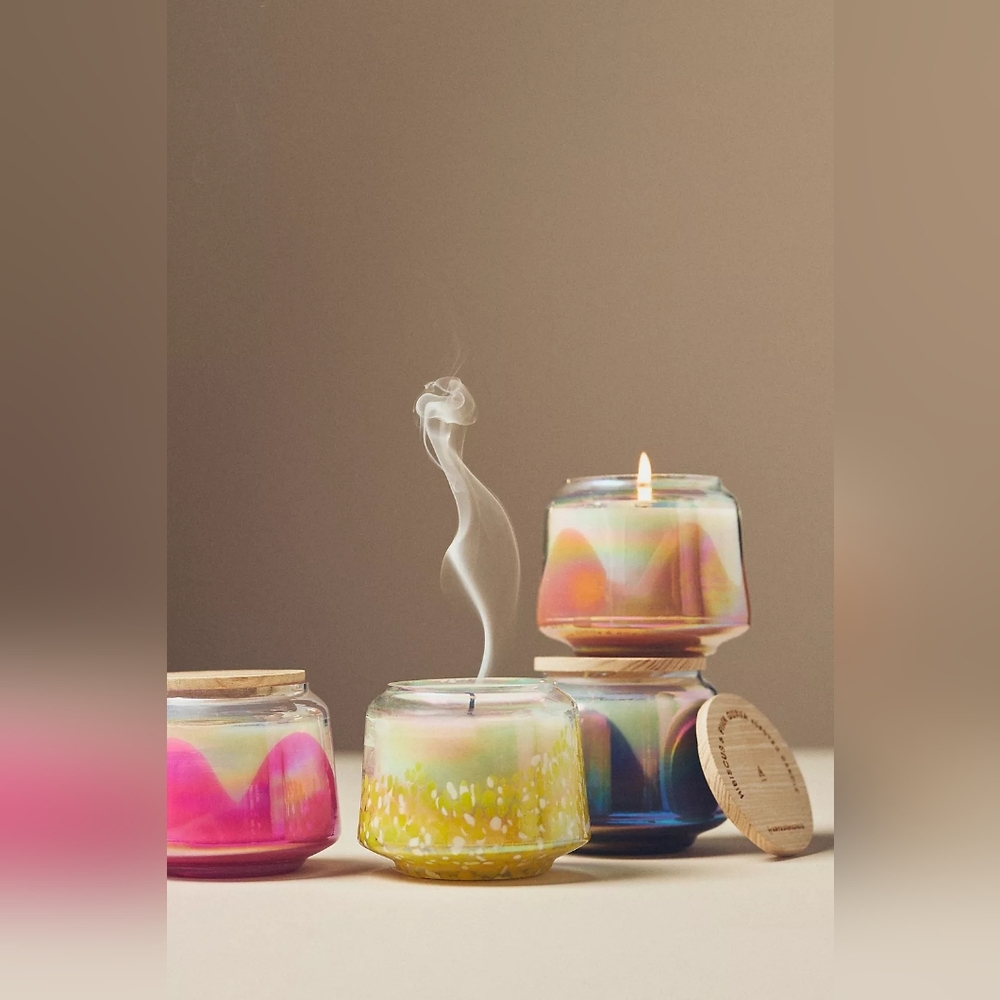 Anthropologie Mini Gather Candle White Amber Mandarin - Picture 2 of 4